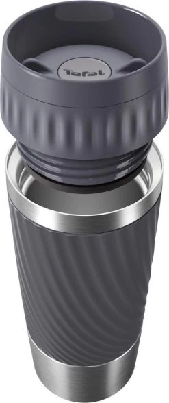 Tefal Travel Mug Easy Twist Thermobeker - Antraciet - 0,36 Liter -Merkloos Winkel 504x1200