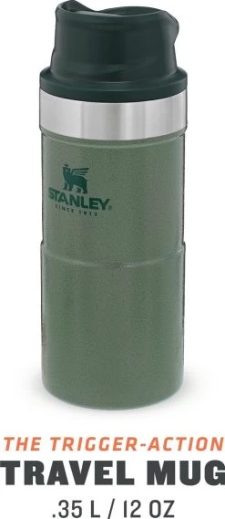 Stanley Trigger-Action Travel Mug 0.35L - Thermosfles - Hammertone Green -Merkloos Winkel 521x1200 1