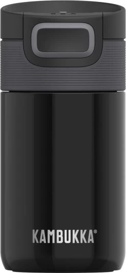 Kambukka Etna Thermosbeker 300 Ml - Makkelijk Reinigen - Lekvrije Koffiebeker - Pitch Black -Merkloos Winkel 556x1200