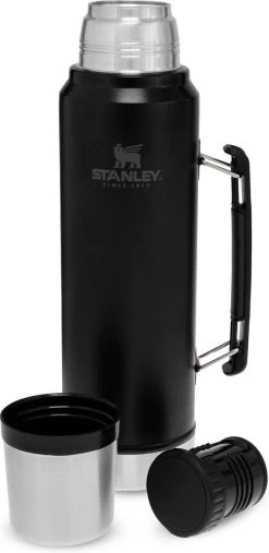 Stanley The Legendary Classic Bottle 1,00L - Thermosfles - Matte Black -Merkloos Winkel 585x1200
