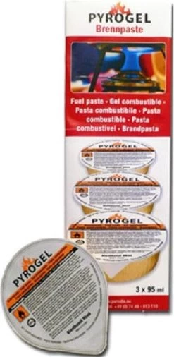 Pyrogel Brandpasta Cups - Geschikt Voor Fondue ( Set Van 3 )