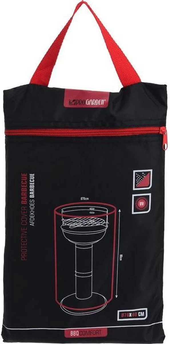 Pro Garden ProGarden Barbecuehoes Rond 70x80 Cm 6 Pro Garden ProGarden Barbecuehoes Rond 70x80 Cm - Afbeelding 5