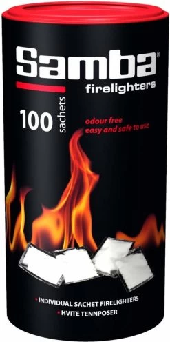 Samba Aanmaakzakjes Openhaard - 100 Stuks In Koker -Merkloos Winkel 598x1200