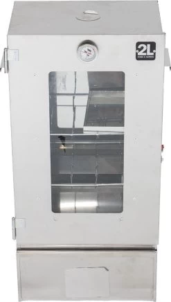2-L Home & Garden XL Rookoven - RVS - 80x40x28 Cm - 3 Etages -Merkloos Winkel 680x1200