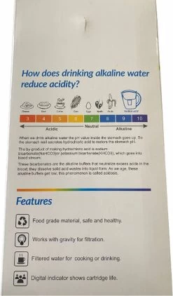 Alkaline WaterFilterkan - AlkaKan Voor Alkalisch/ Basisch Water | Met GRATIS PH-testpapier -Merkloos Winkel 703x1200 1