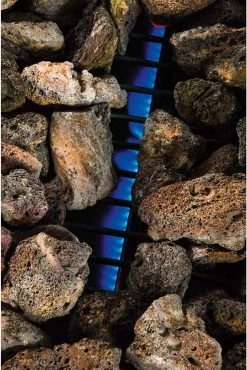 Halifax Gasbarbecue 5,5 KW - Buitenkeuken Met Lavasteen Grillplaat En Gaspit - 100x98 Cm -Merkloos Winkel 802x1200