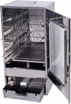 2-L Home & Garden XL Rookoven - RVS - 80x40x28 Cm - 3 Etages -Merkloos Winkel 824x1200 1