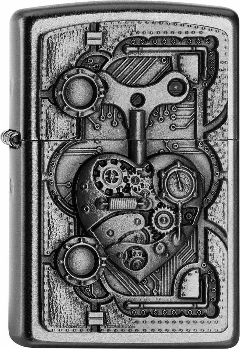 Zippo Steampunk Heart 3 Zippo Steampunk Heart