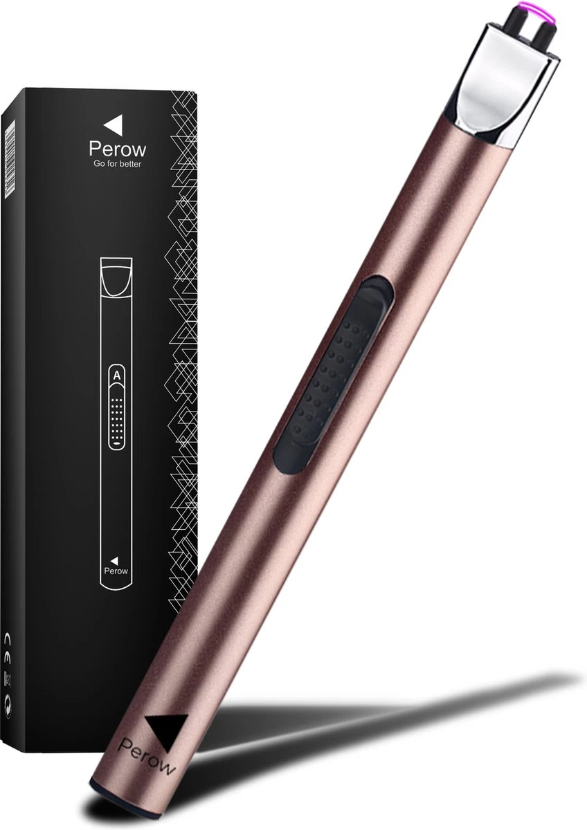 Oplaadbare Lange Elektrische Aansteker - Duurzame Plasma Aansteker - Inclusief Cadeauverpakking - BBQ - Kaarsen - Rose 3 Oplaadbare Lange Elektrische Aansteker - Duurzame Plasma Aansteker - Inclusief Cadeauverpakking - BBQ - Kaarsen - Rose