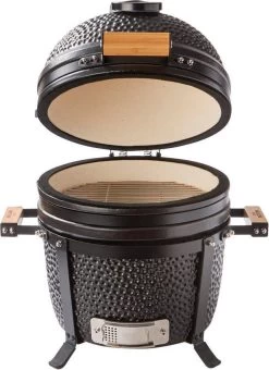 Patton Kamado 15" - Tafel Model - Keramische Barbecue - Premium Black - Medium - Compleet - Mat Zwart -Merkloos Winkel 873x1200