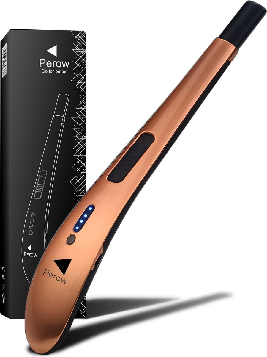 Oplaadbare Lange Elektrische Aansteker - Rose Goud - Duurzame Plasma Aansteker - Inclusief Cadeauverpakking - BBQ - Kaarsen 3 Oplaadbare Lange Elektrische Aansteker - Rose Goud - Duurzame Plasma Aansteker - Inclusief Cadeauverpakking - BBQ - Kaarsen