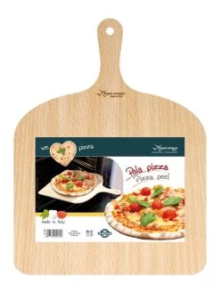 ETNA Pizza Set - Grote Pizzasteen & GRATIS Pizzaschep - 30 Cm X 38 Cm - Echt Italiaanse Pizzasteen - Broodbaksteen - BBQ Pizzasteen - Gemaakt Van Lavasteen Uit De Etna - Non-stick - Eppicotispai -Merkloos Winkel 901x1200