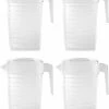 Merkloos Pakket Van 4x Stuks Kunststof Schenkkannen/waterkannen Van 2 Liter - 2000 Ml - Feest/partij/zomer -Merkloos Winkel 949x1200 3