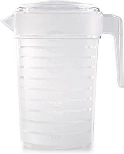 Merkloos Pakket Van 2x Stuks Kunststof Schenkkannen/waterkannen Van 2 Liter - 2000 Ml - Feest/partij/zomer -Merkloos Winkel 969x1200 2